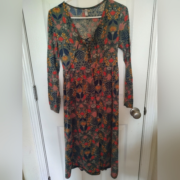 Xhiliration Rare folk print dress - Picture 3 of 9